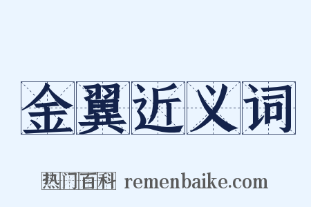 金翼近义词是什么意思的图片
